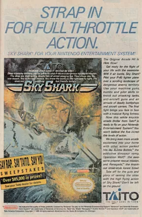 Sky Shark (1987) - MobyGames