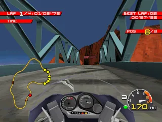 🕹️ Play Retro Games Online: Moto Racer World Tour (PS1)