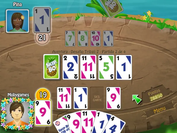 SKIP-BO: Castaway Caper screenshots - MobyGames