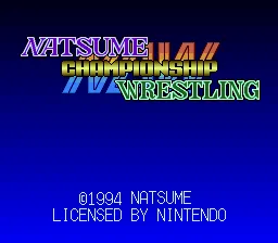 Natsume Championship Wrestling™, Super Nintendo, Jogos