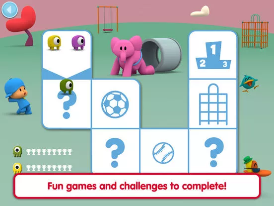 Entertaining and funny games of Pocoyo