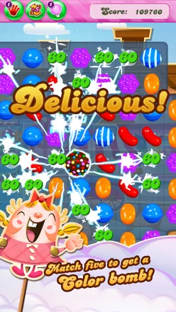 Candy Crush Saga official promotional image - MobyGames