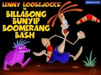 постер игры Lenny Loosejocks in Billabong Bunyip Boomerang Bash