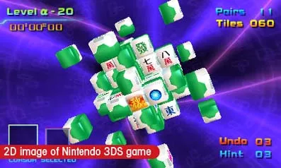  Mahjong CUB3D - Nintendo 3DS : Video Games