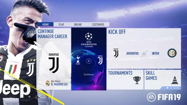 CHAMPIONS LEAGUE IN FIFA 19?