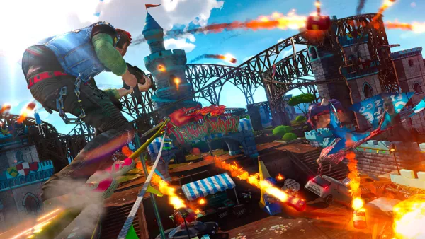 Sunset Overdrive: Season Pass cover or packaging material - MobyGames