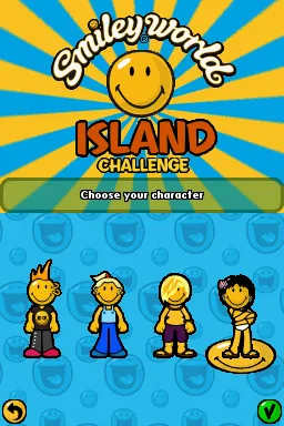 Smiley World Island Challenge Wii Usado