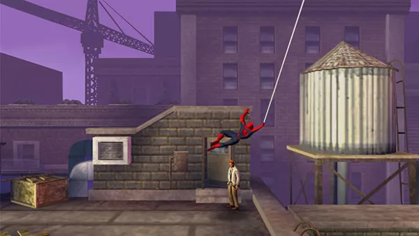 playstation 2 spiderman web of shadows