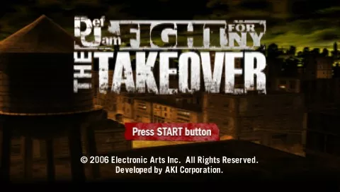 Def Jam Fight For Ny The Takeover Original Midia Física Psp