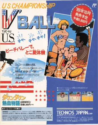 U.S. Championship V'Ball (1988) - MobyGames
