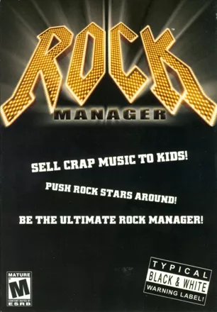 постер игры Rock Manager