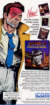 Déjà Vu II: Lost in Las Vegas (1988) - MobyGames