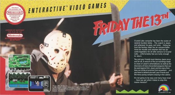 Friday the 13th (1989 video game) - Wikipedia