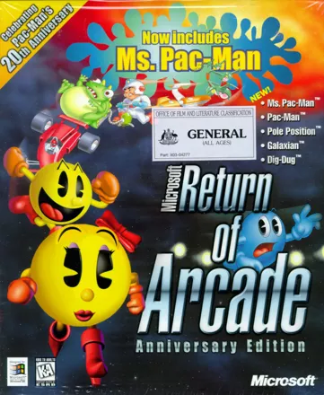 Microsoft Return of Arcade: Anniversary Edition (2000) - MobyGames