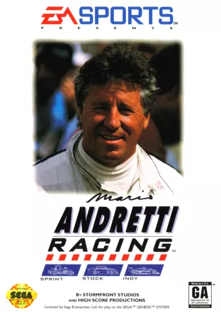 постер игры Mario Andretti Racing