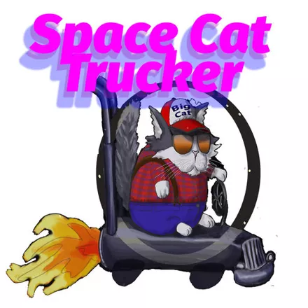 постер игры Space Cat Trucker