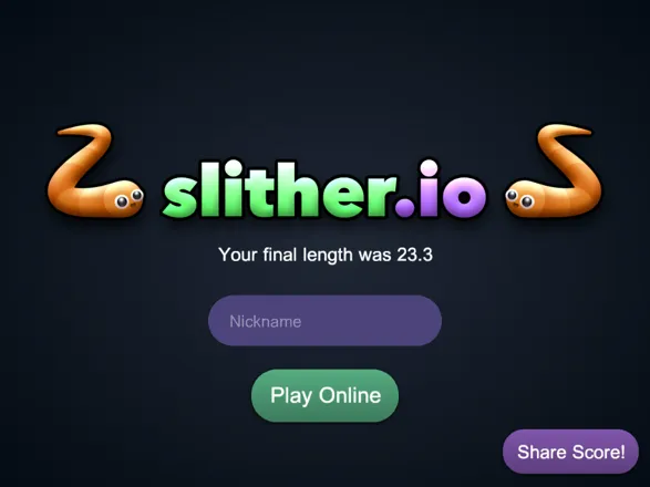 slither.io screenshots - MobyGames