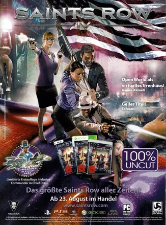 SAINTS ROW 3 / SAINTS ROW 4 (2011 / 2013) – Mediaclature