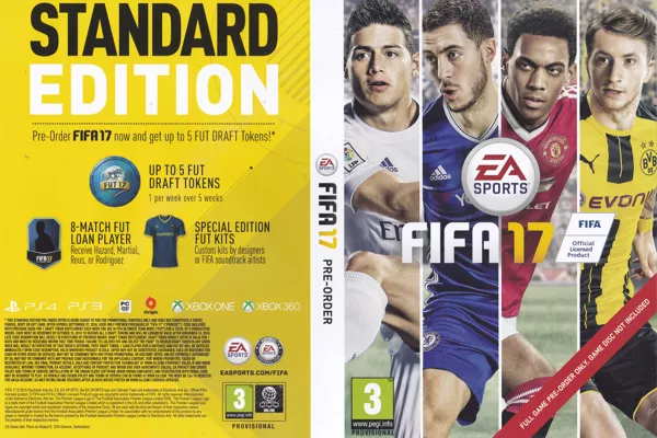  FIFA 17 - PlayStation 3 : Electronic Arts: Video Games