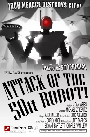 постер игры Attack of the 50ft Robot!