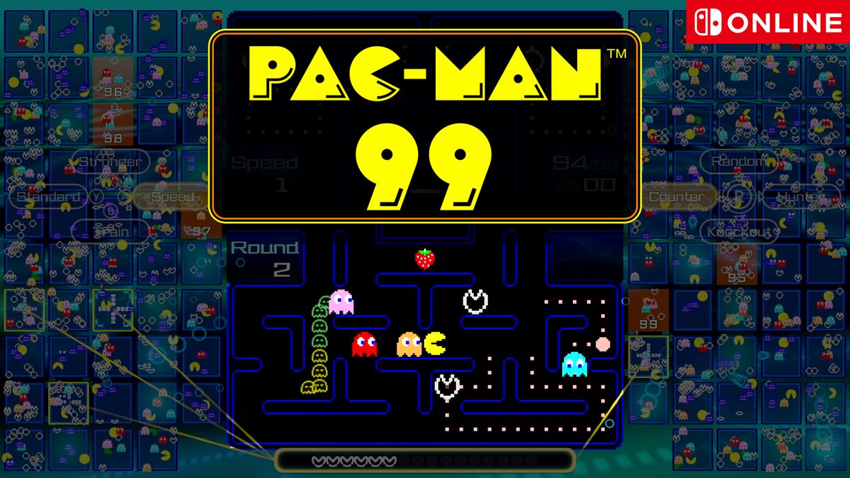 Front Cover for Pac-Man 99 (Nintendo Switch) (Nintendo Switch Online release)