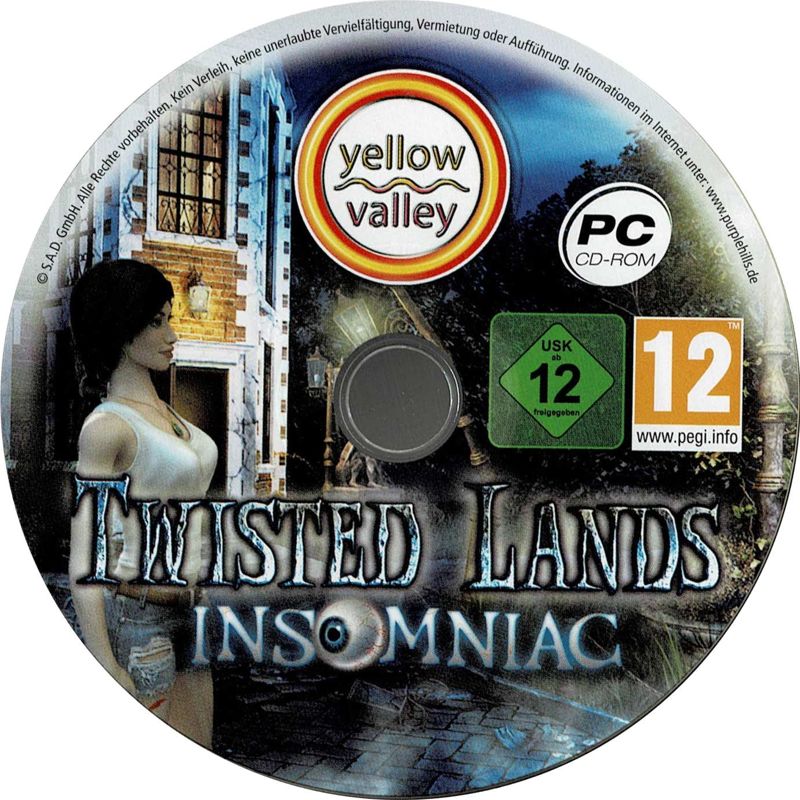 Media for Twisted Lands: Insomniac (Windows) (Yellow Valley release)