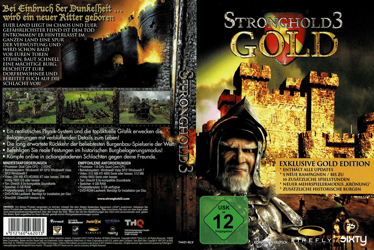 Full Cover for Stronghold 3: Gold (Windows)