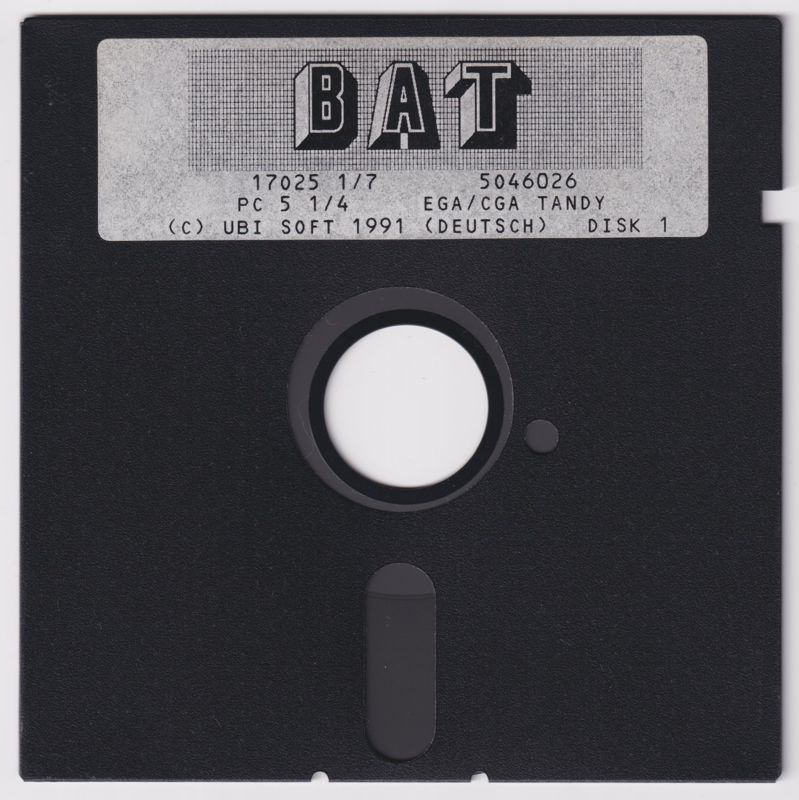 Media for B.A.T. (DOS) (German EGA version): Disk 1