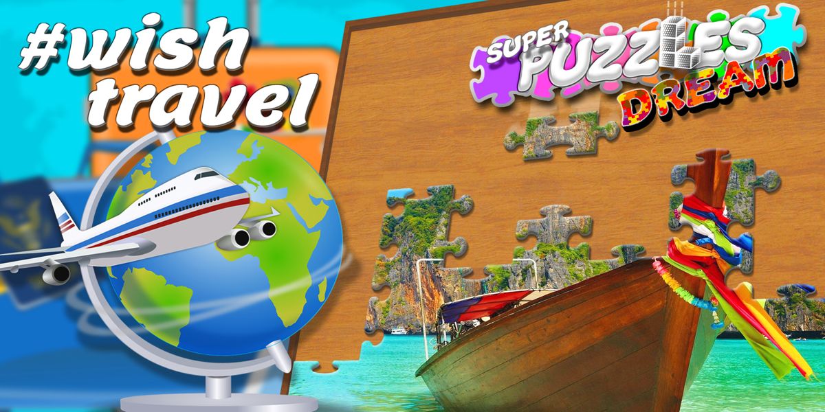 Front Cover for #Wish Travel, Super Puzzles Dream (Nintendo Switch) (download release)