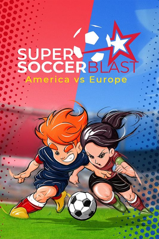 Front Cover for Super Soccer Blast: America vs Europe (Xbox One and Xbox Series) (download release)