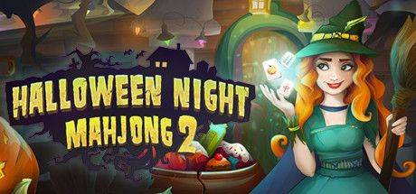 Front Cover for Halloween Night Mahjong 2 (Windows) (Steam release)