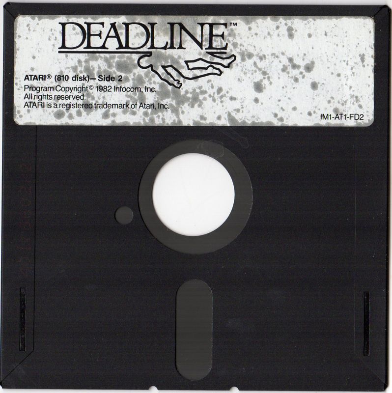 Media for Deadline (Atari 8-bit) (Folio release): Disk 2