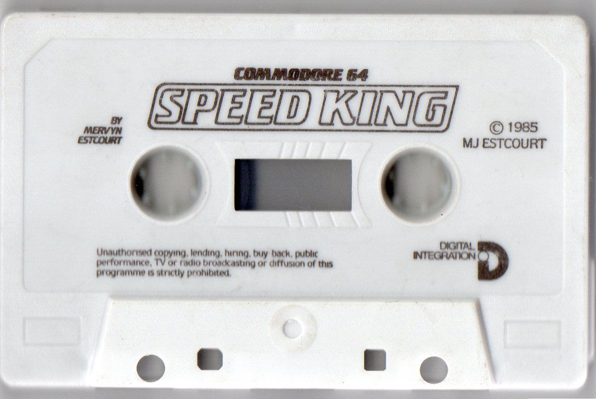 Media for Speed King (Commodore 64)