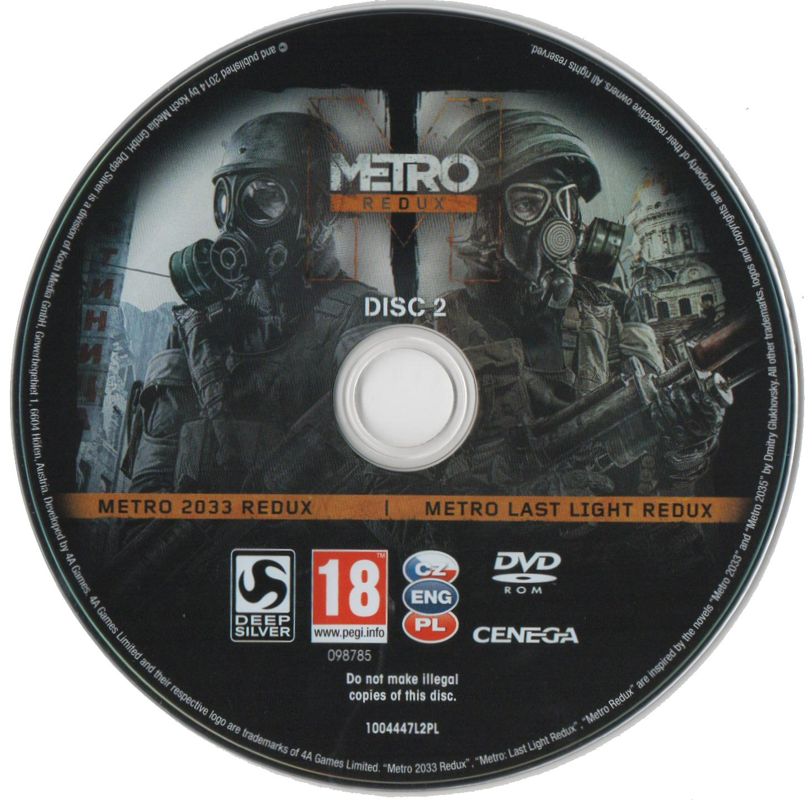Media for Metro: Redux (Windows) (Premium Games release): Disc 2