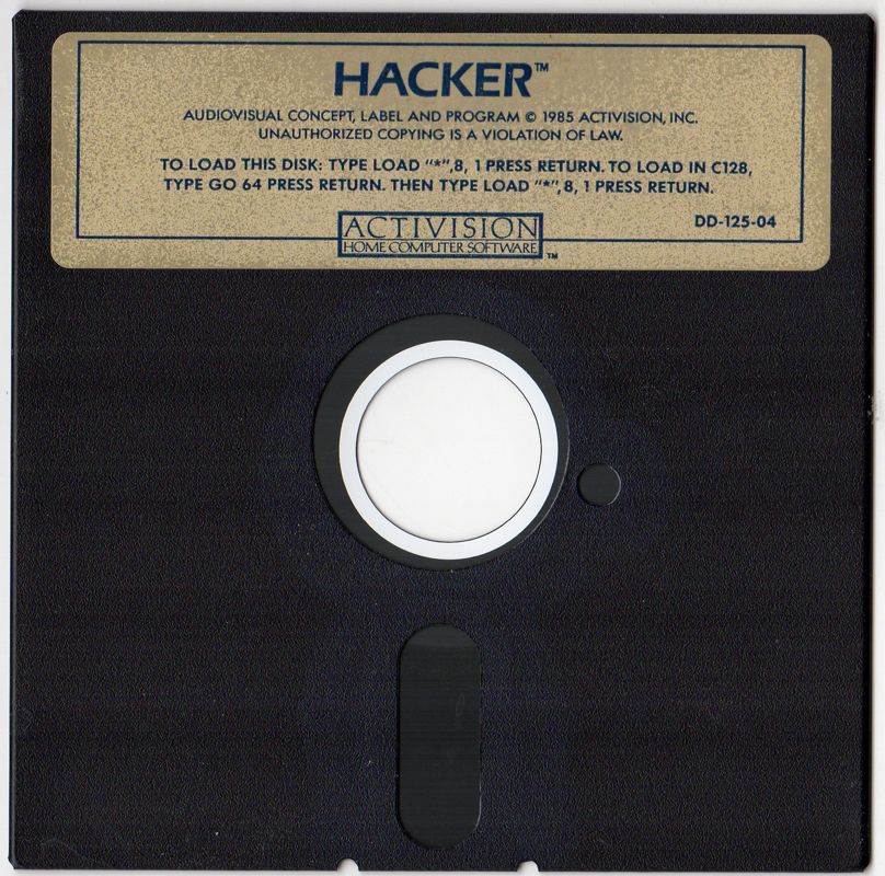 Media for Hacker (Commodore 64) (Floppy disk release )