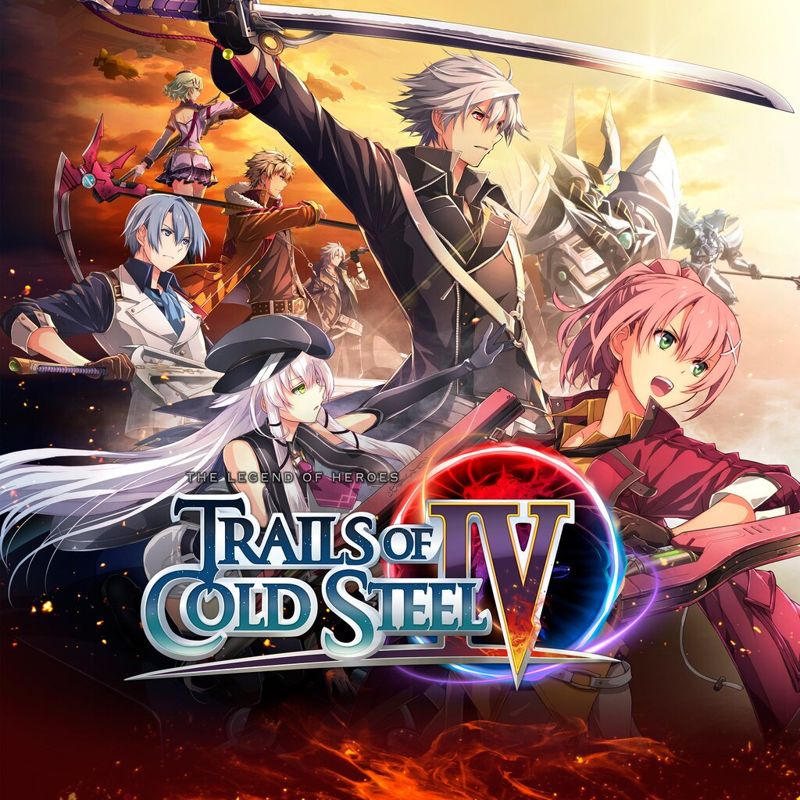 Front Cover for The Legend of Heroes: Trails of Cold Steel IV - The End of Saga (PlayStation 4) (download release)