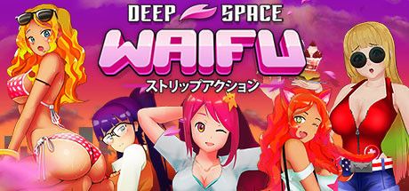 Front Cover for Deep Space Waifu (Windows) (Steam release): Newer cover version