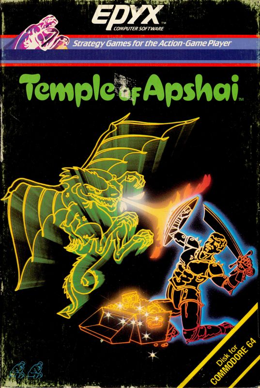 Front Cover for Dunjonquest: Temple of Apshai (Commodore 64) (Disk version)