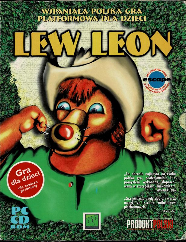 Front Cover for Leo the Lion (DOS) (II Edycja release)