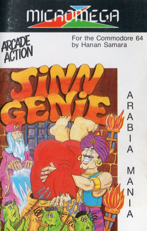 Front Cover for Jinn Genie: Arabia Mania (Commodore 64)