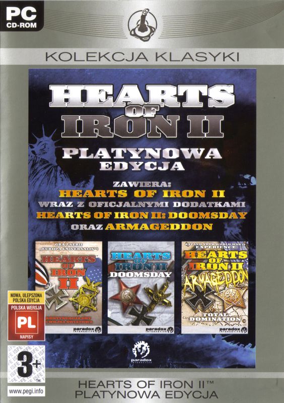 Front Cover for Hearts of Iron II: Complete (Windows) (Kolekcja Klasyki release)