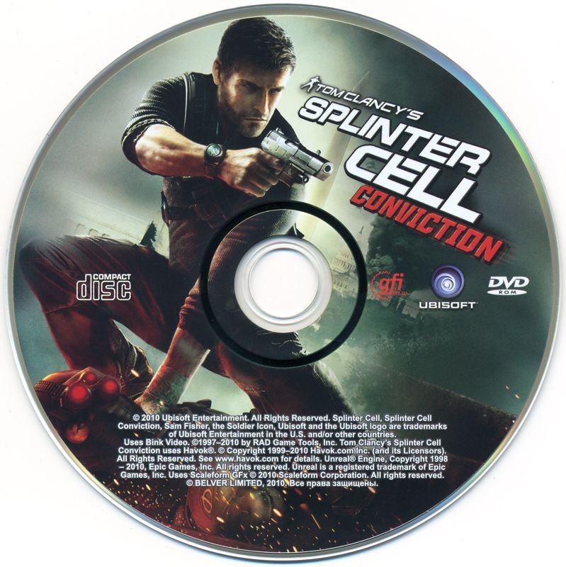 Media for Tom Clancy's Splinter Cell: Conviction (Windows) (Localized version)