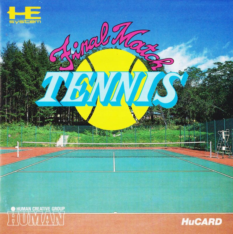 Front Cover for Final Match Tennis (TurboGrafx-16)