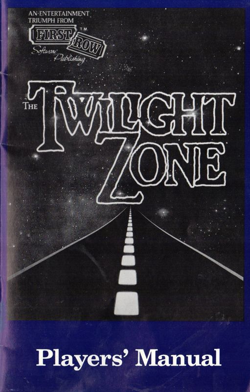 Manual for The Twilight Zone (DOS)