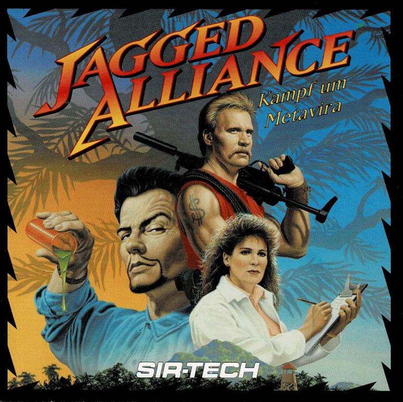 Other for Jagged Alliance (DOS) (Complete German release): Jewel Case - Front
