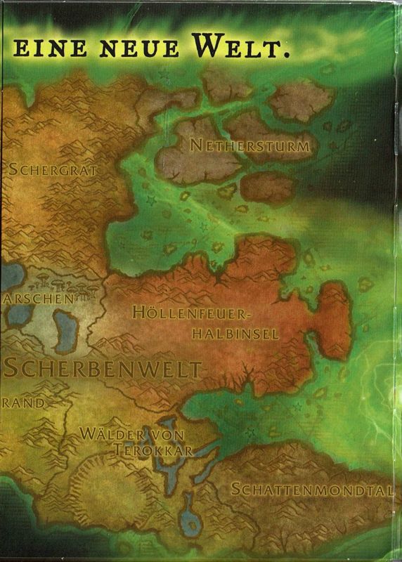 Inside Cover for World of WarCraft: The Burning Crusade (Macintosh and Windows) (DVD release): Second Inside Cover - Left Panel