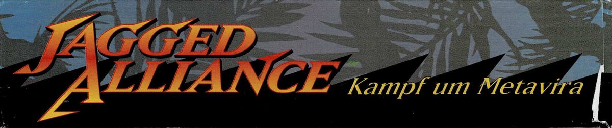Spine/Sides for Jagged Alliance (DOS) (Complete German release): Top