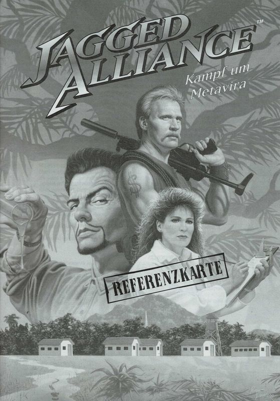 Reference Card for Jagged Alliance (DOS) (Complete German release): Front