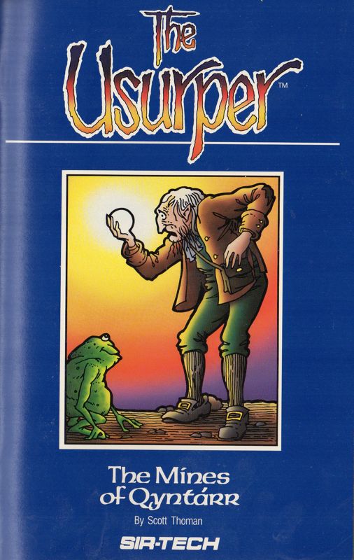 Manual for The Usurper: The Mines Of Qyntárr (Apple II and DOS) (5.25" and 3.5" versions)