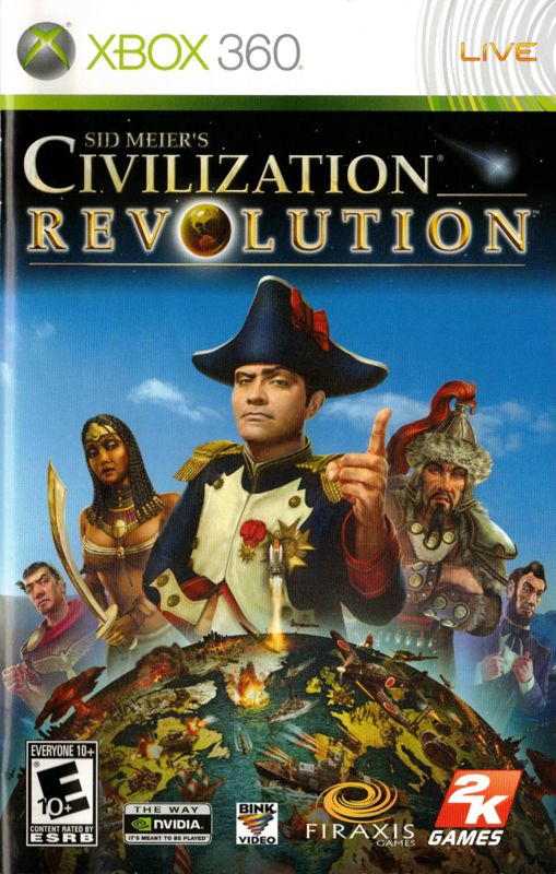 Manual for Sid Meier's Civilization: Revolution (Xbox 360): Front
